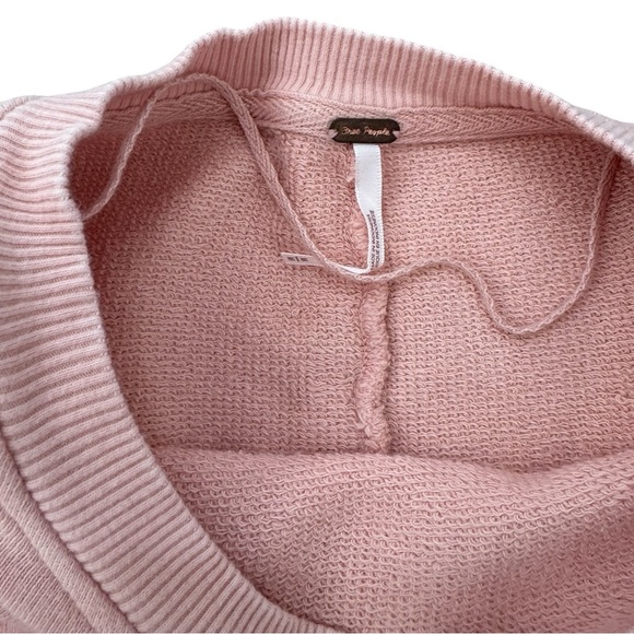 Free People NWT Ooh La Ruffle Pullover Sweatshirt medium - Picture 5 of 6